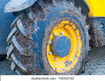 Muddy Tractor Tire 