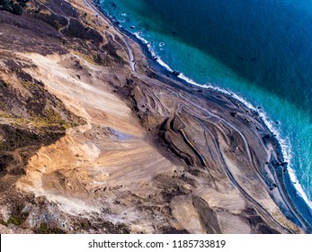 Mudslide On Coast At Gorda, CA