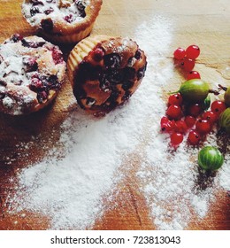 Muffins on the table