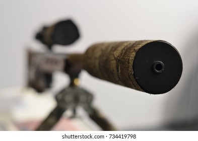 Muffler Of A Sniper Rifle