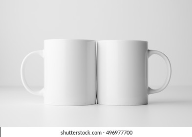 Mug Mock-Up - Two Mugs - Shutterstock ID 496977700