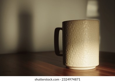 A mug on the table