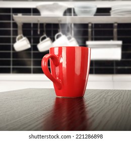 mug of red 