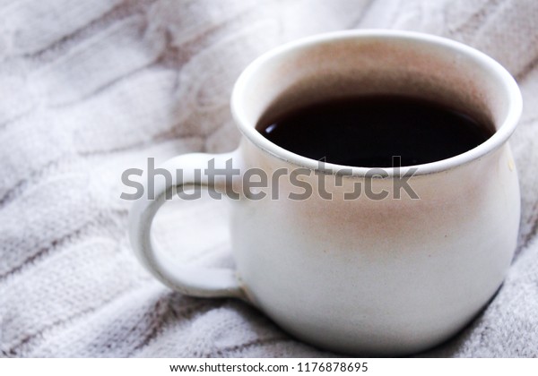 Mug Tea Coffee Winter Decoration Winter Stock Photo Edit Now