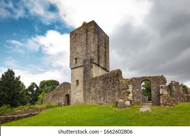 Mugdock Castle made in 13th century in Mugdock Country Park. Milngavie, Mugdock, Glassgow, Scotland, UK