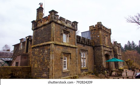 Mugdock, Milngavie, Glasgow, Scotland, UK; January 13th 2018: Building At Mugdock Country Park Near Glasgow. Former Craigend Castle Stable Block, Now A Visitor Centre And Ranger Service Office.