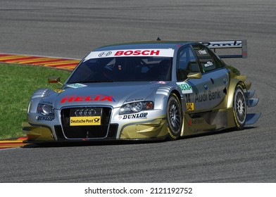 Mugello Circuit, Italy 2 May 2008: Alexandre Prémat In Action With Audi A4 DTM 2007 Of Team Phoenix During Race Of DTM At Mugello Circuit.