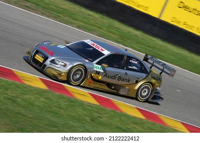 Mugello Circuit, Italy 2 May 2008: Alexandre Prémat In Action With Audi A4 DTM 2007 Of Team Phoenix During Race Of DTM At Mugello Circuit.