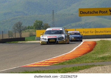 Mugello Circuit, Italy 2 May 2008: Alexandre Prémat In Action With Audi A4 DTM 2007 Of Team Phoenix During Race Of DTM At Mugello Circuit.