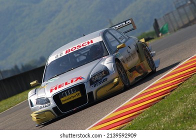 Mugello Circuit, Italy 2 May 2008: Alexandre Prémat In Action With Audi A4 DTM 2007 Of Team Phoenix During Race Of DTM At Mugello Circuit.