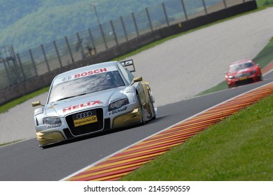 Mugello Circuit, Italy 2 May 2008: Alexandre Prémat In Action With Audi A4 DTM 2007 Of Team Phoenix During Race Of DTM At Mugello Circuit.