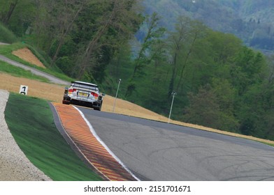 Mugello Circuit, Italy 2 May 2008: Alexandre Prémat In Action With Audi A4 DTM 2007 Of Team Phoenix During Race Of DTM At Mugello Circuit.