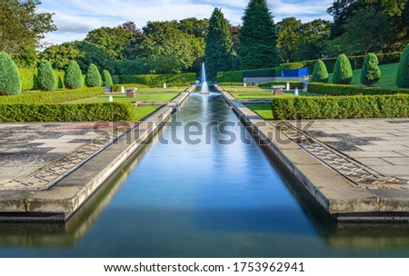 Mughal Water Gardens which are located in Bradford's Lister Park.