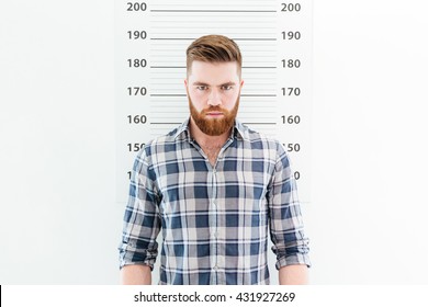 Mugshot Of A Handsome Man