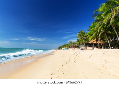 Mui Ne White Sandy Beach, Vietnam. Asia 