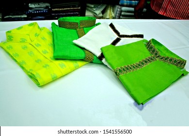 Mulicolored Pure Cotton Kurta / Punjabi For Sale,