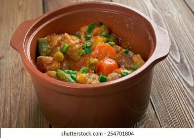 Mulligan Stew -  Dish Said  American Hobos .Tasty Winter Traditional Hot Pot Country Stew