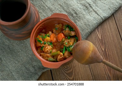 Mulligan Stew -  Dish Said  American Hobos .Tasty Winter Traditional Hot Pot Country Stew