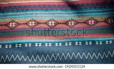 Multi Color geomtric pattern textile