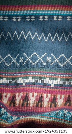 Multi Color geomtric pattern textile