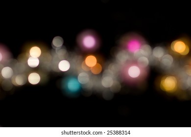 multi colored light spots background
