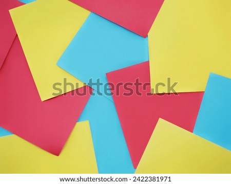  A lot of multi colored memo paper notes on a white background