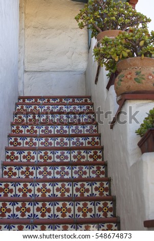 Similar – Image, Stock Photo stairwell Town