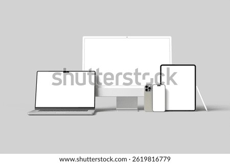 Multi Device Screen Blank Mockup