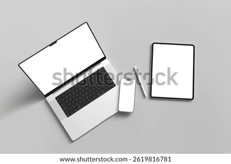 Multi Device Screen Blank Mockup