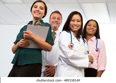 Multi Ethnic Group Of Healthcare Professionals