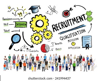 Diversity Business People Recruitment Profession Concept Stock Photo ...