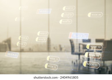 Multi exposure of abstract programming language hologram on a modern furnished office interior background, artificial intelligence and machine learning concept - Powered by Shutterstock - Get 15% off with code: PIKWIZARD15