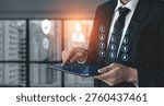 A multi factor authentication system for digital security and access control. Using passwords, biometrics, and PIN codes for secure user login. Motif