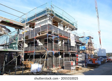 Multi Family House Under Construction In Warendorf, Westphalia, Germany, 10-10-2021