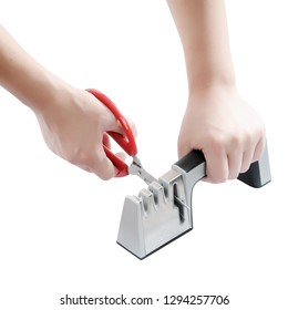 Multi function knife sharpener