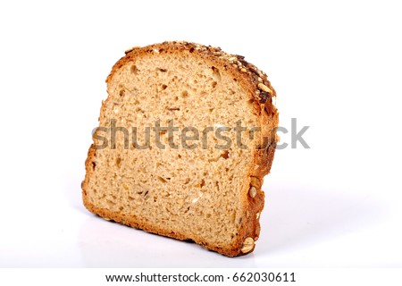 multi grain bread with slices