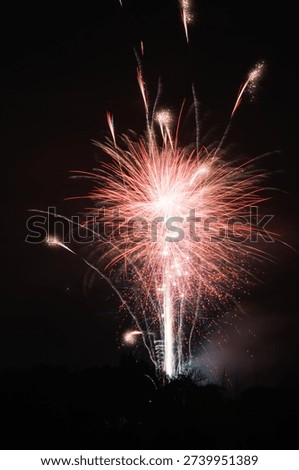 Multi Layer Fireworks Show with Shooting Sparks