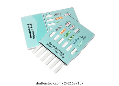 Multi rapid test for the detection of common types of drugs. Healthcare and medical tests