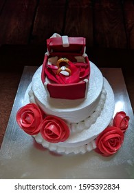 Multi Tiered Cake For Engagement