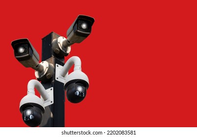 Multi-angle CCTV system background blast clipping path separated from the background clipingpart