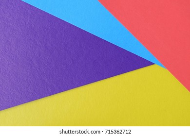 Multicolor background from a cardboard of different colors