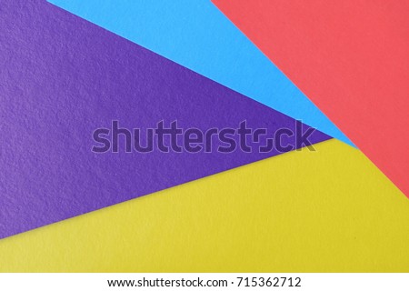 Multicolor background from a cardboard of different colors