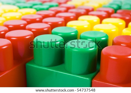 multicolor toys block background