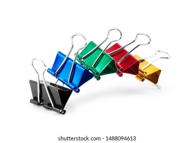 coloured bulldog clips