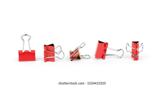 Multi-colored binders on a white background - Powered by Shutterstock