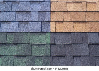 Multi-colored Bitumen Shingles, A Sample Of The Product Advertising