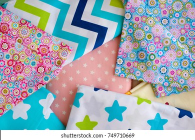 Multicolored cotton fabric 