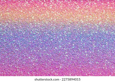 Multicolored glitter background. Full frame pastel colored texture - Shutterstock ID 2275894015