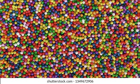 Multicolored Gum Balls