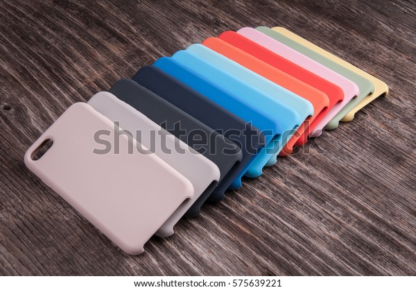 Multicolored\
plastic back covers for mobile\
phones